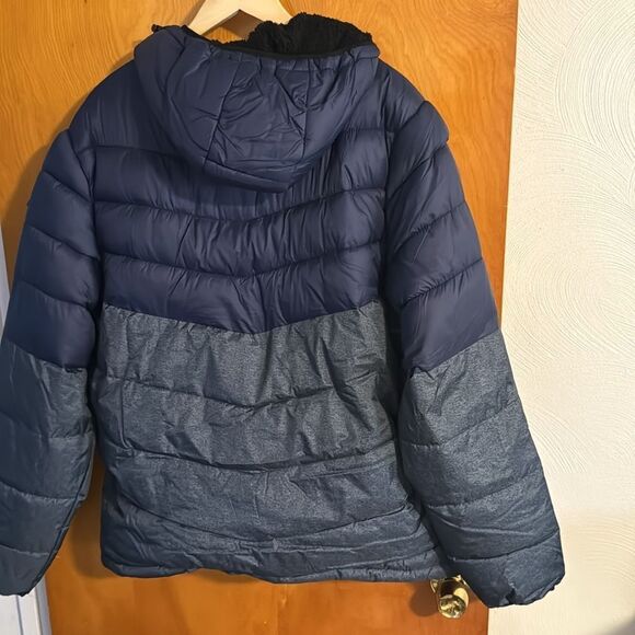 Avalanche Puffer Jacket Mens XL Fleece Lined Zip Pockets - Picture 4 of 7